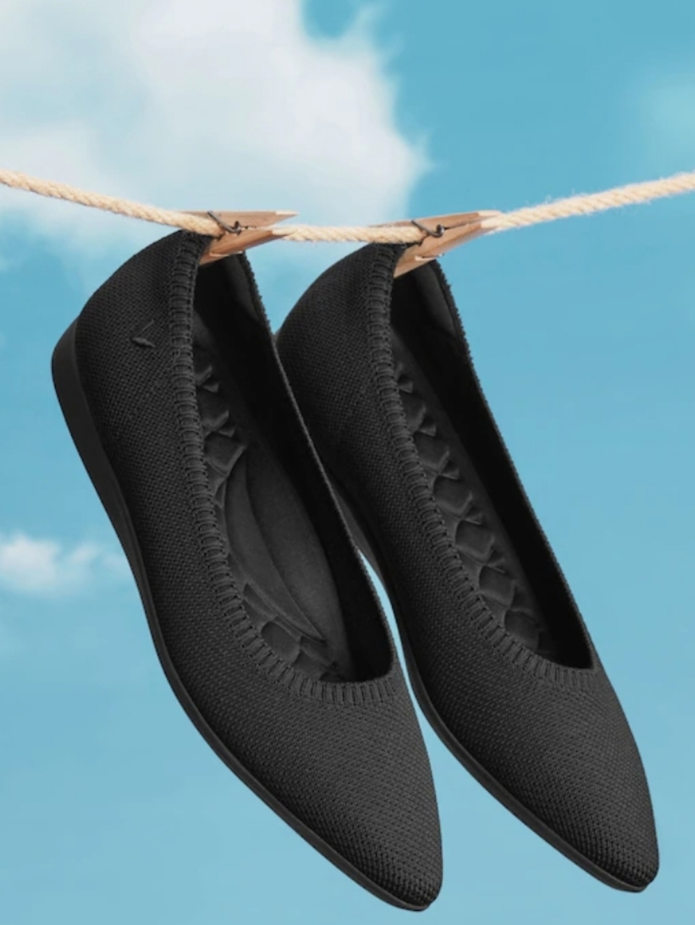 Vivaia Lightweight Pointed-Ballet Flats Aria Walker, Size 39